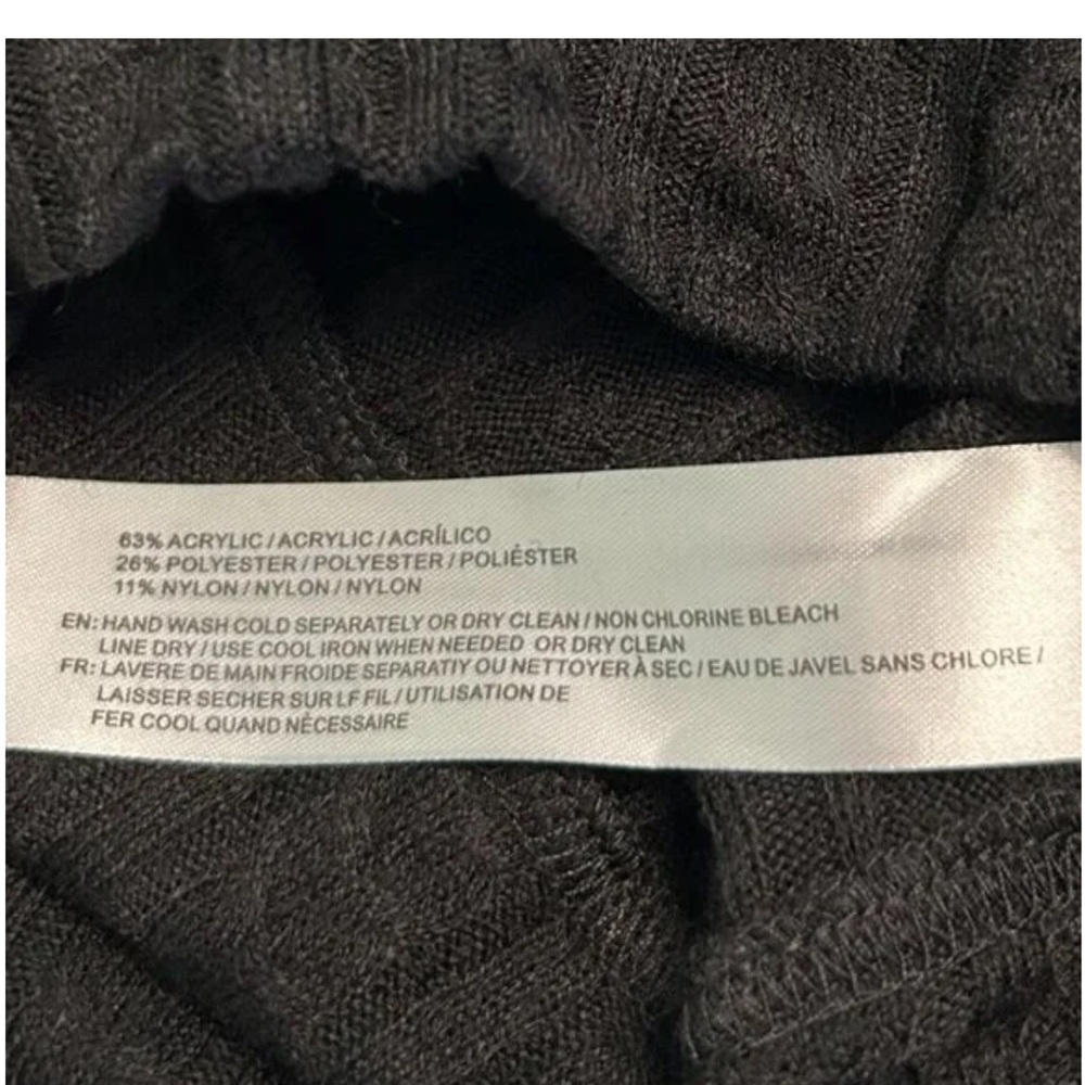 NWT Band of the free Black Ribbed Long Sleeve Top size small - Picture 5 of 9